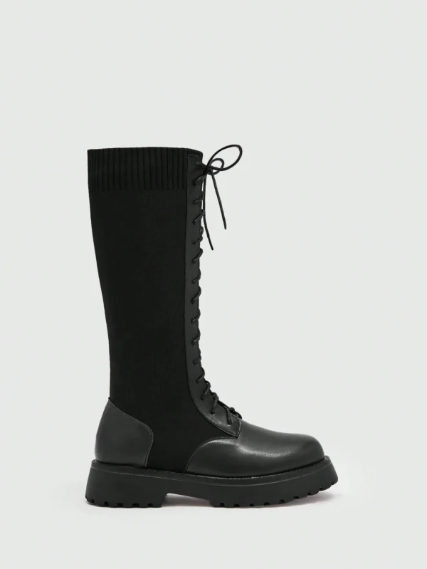 Cuccoo Bottes mi-mollet lacets devant – Image 4