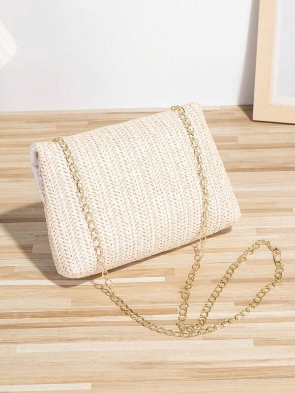 Sac de paille plage mode été – Image 4