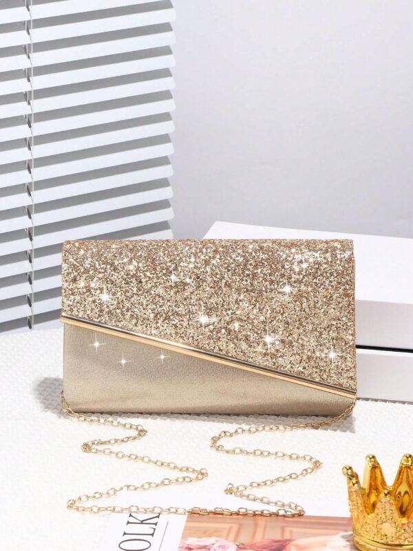 Sac seau casual strass perles – Image 13