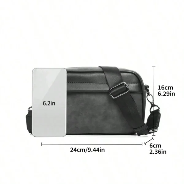 Sac cuir PU coréen vintage – Image 7