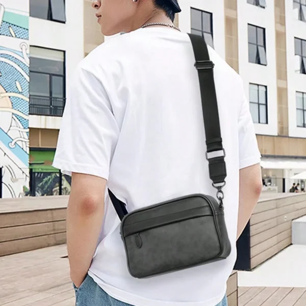Sac cuir PU coréen vintage – Image 2