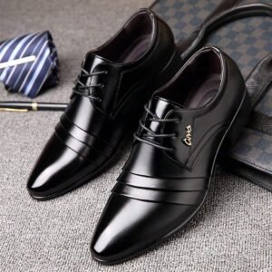 Chaussures printemps PU bout pointu homme