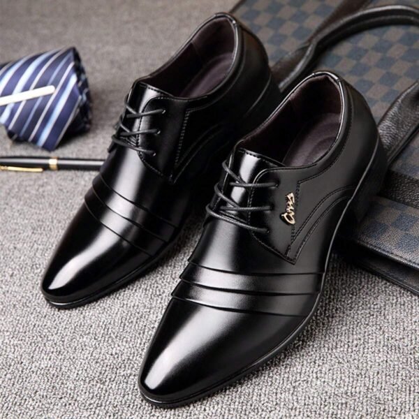 Chaussures printemps PU bout pointu homme