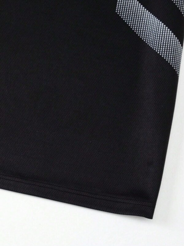 Ensemble t-shirt col rond short sport été – Image 6