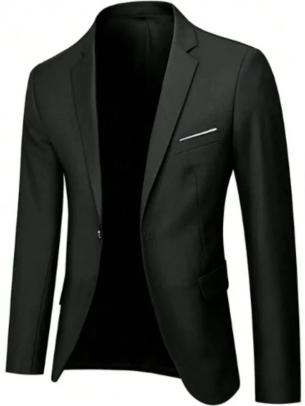 Blazer noir formel style européen