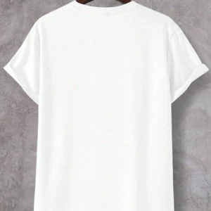 Manfinity T-shirt col rond lettres été