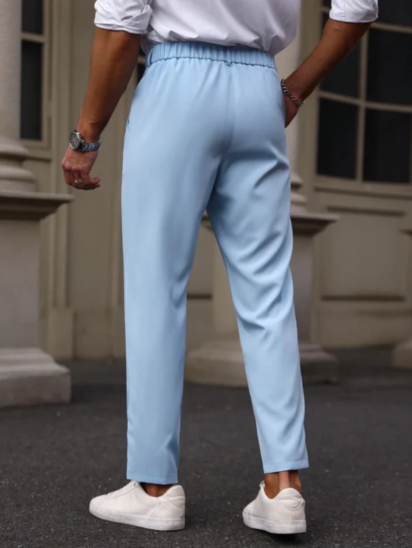 Manfinity Bizformal Pantalon costume uni simple – Image 2