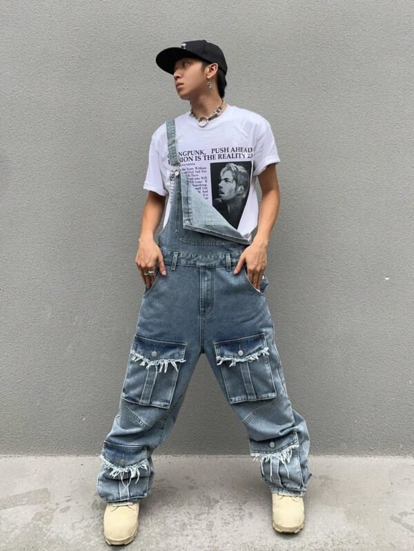 Manfinity EMRG Combinaison jean vintage – Image 6