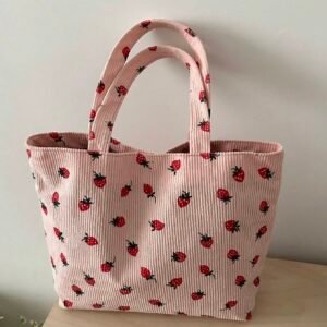 Sac fourre-tout fraise mignon