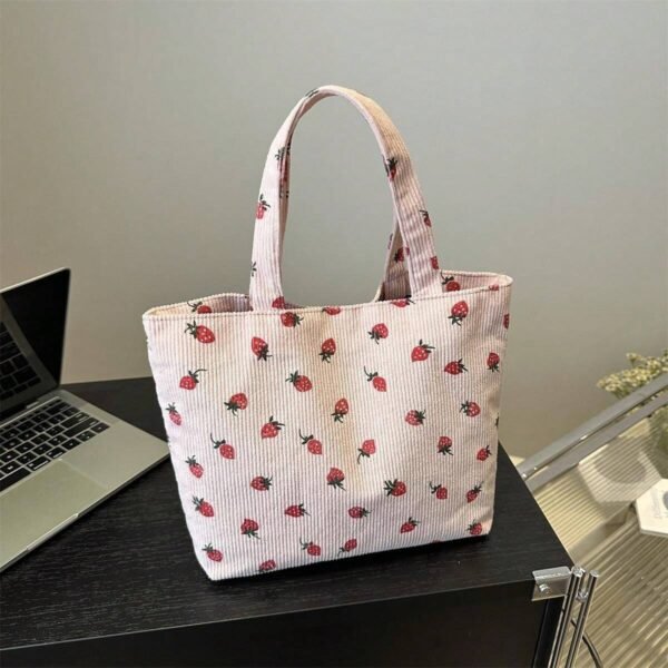 Sac fourre-tout fraise mignon – Image 12