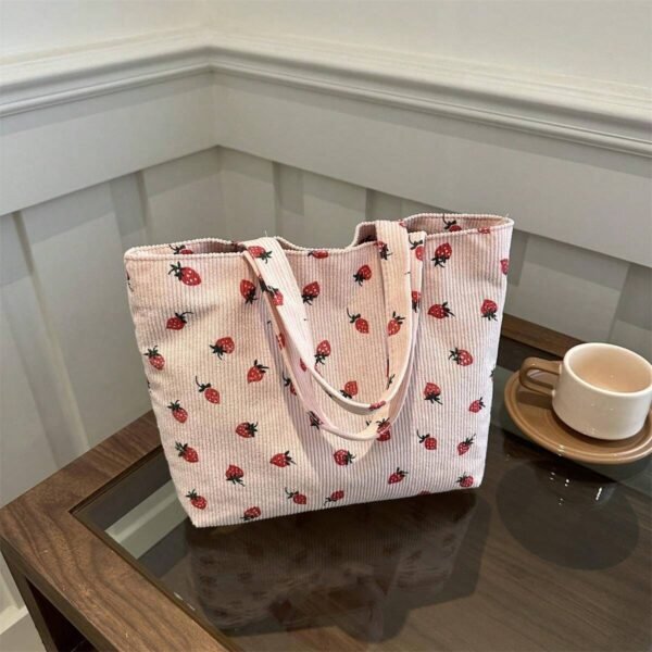 Sac fourre-tout fraise mignon – Image 13