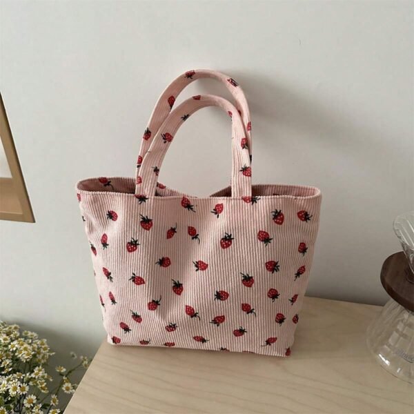 Sac fourre-tout fraise mignon – Image 15
