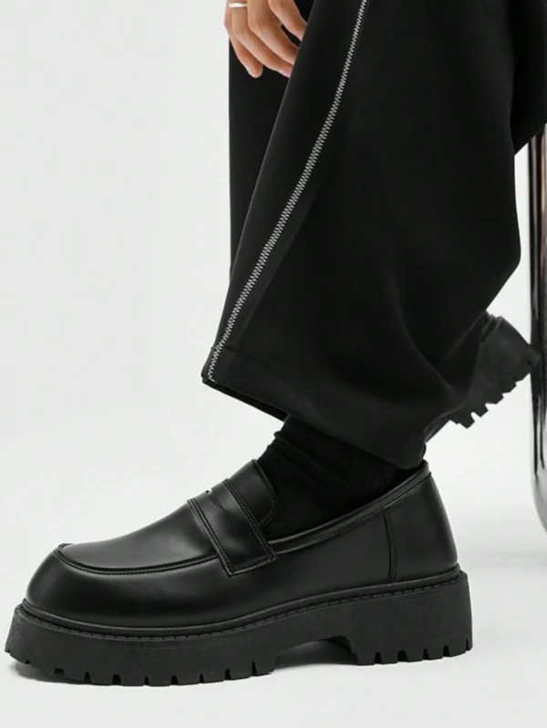 Chaussures habillées rondes vintage homme – Image 4
