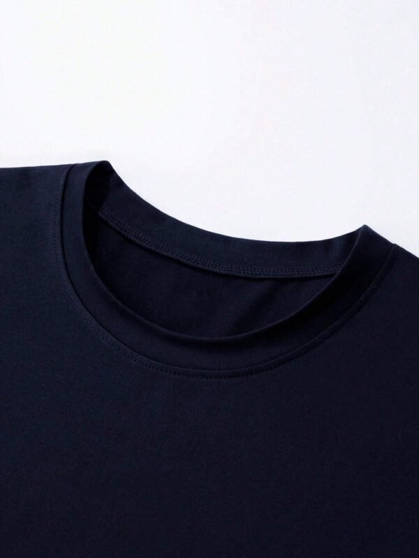 T-shirt col rond imprimé œil été – Image 3