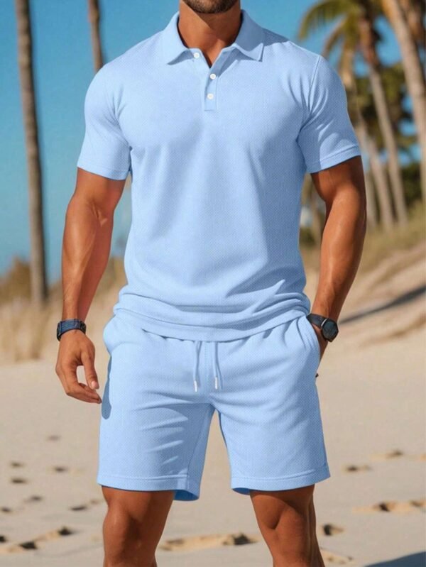 Manfinity Dauomo Polo unicolore & short