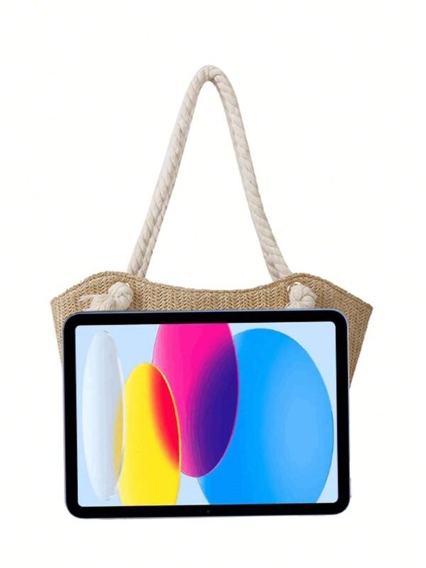 Sac fourre-tout navette paille – Image 10