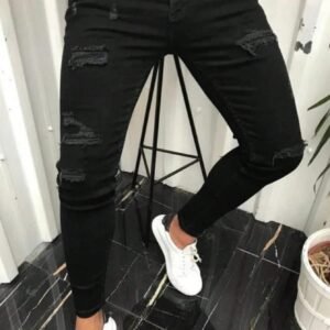 Jeans slim décontractés en denim