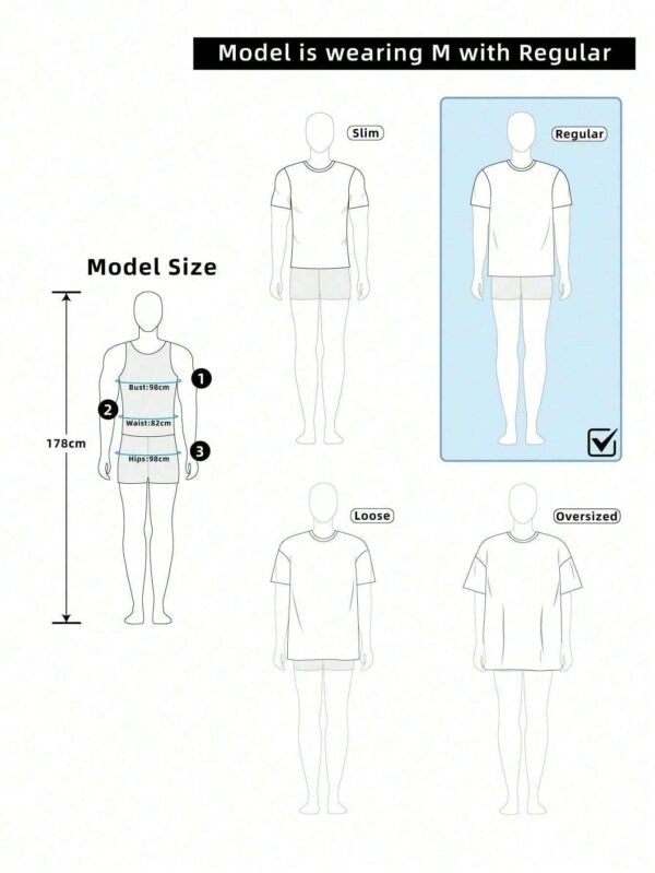 Manfinity Dauomo T-shirt ample Brasil 7 – Image 6