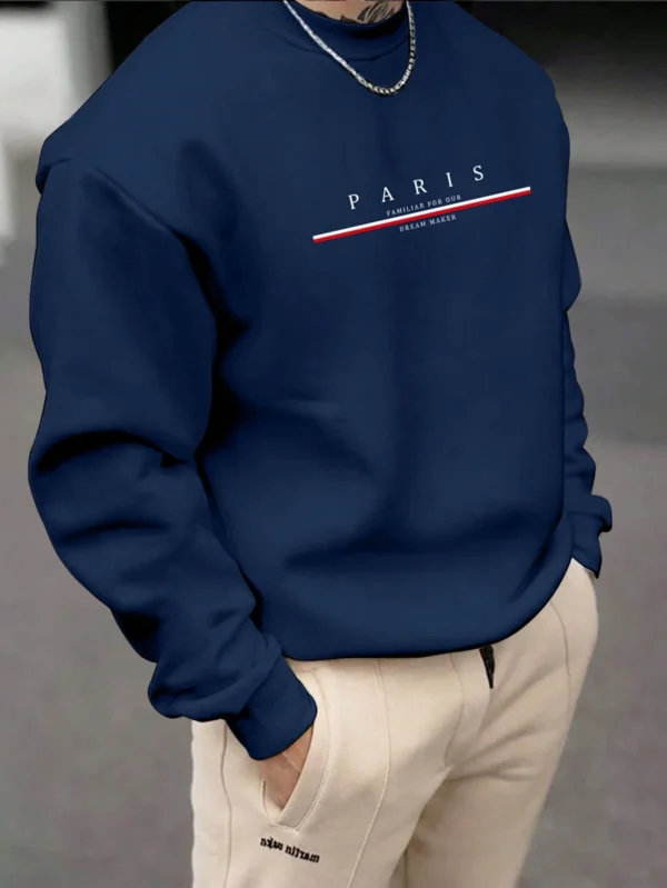 Manfinity Sweatshirt ample imprimé lettres