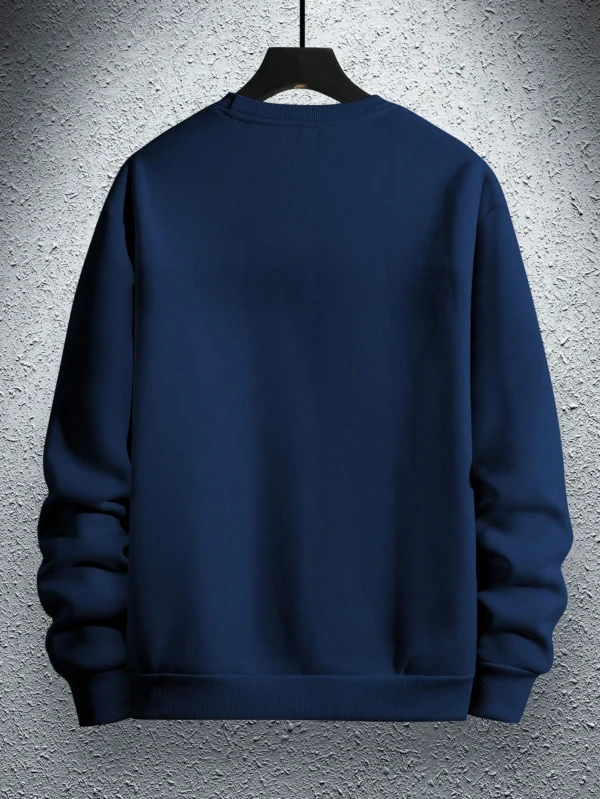 Manfinity Sweatshirt ample imprimé lettres – Image 2