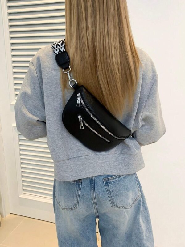 Sac banane PU unicolore – Image 18