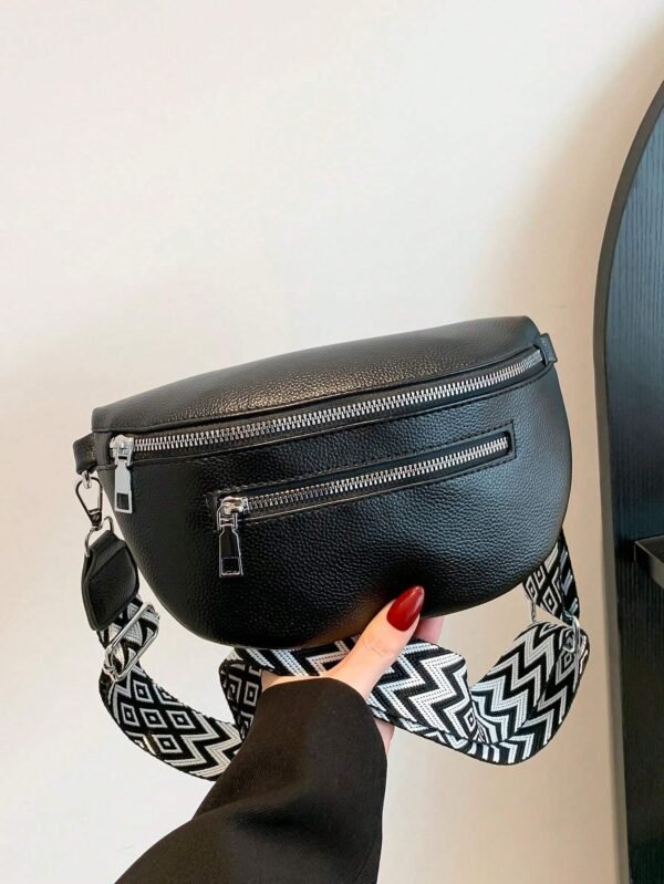 Sac banane PU unicolore – Image 12