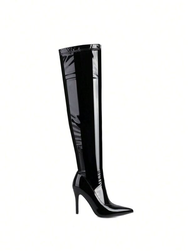 Bottes mi-mollet talon stiletto – Image 10