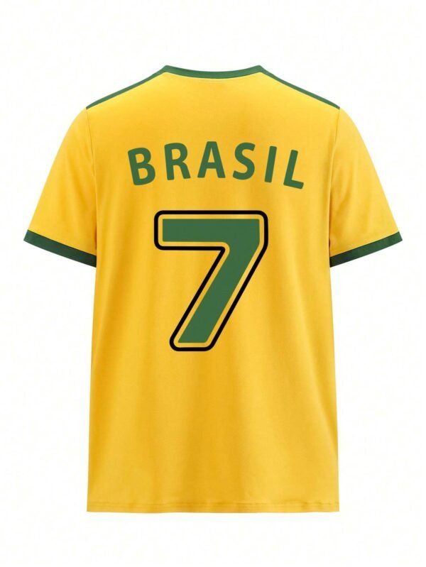 Manfinity Dauomo T-shirt ample Brasil 7 – Image 3