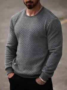 Manfinity Sweat-shirt casual minimaliste
