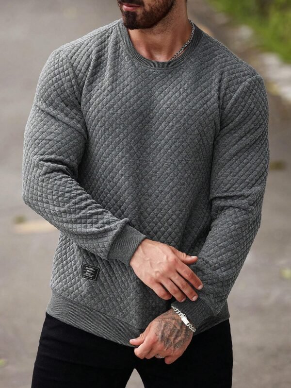 Manfinity Sweat-shirt casual minimaliste – Image 3