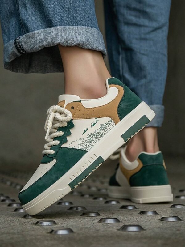 Baskets imprimé aléatoire tendance – Image 11