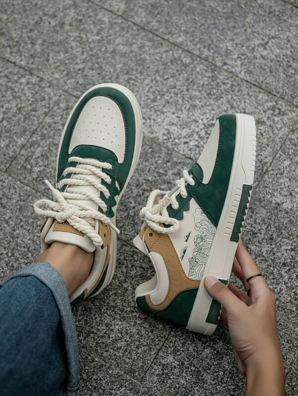 Baskets imprimé aléatoire tendance – Image 9