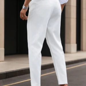 Manfinity Mode Pantalon costume ajusté uni