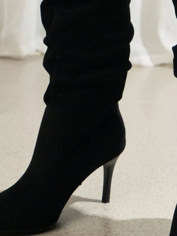 Bottes talons hauts plissées pointues – Image 5