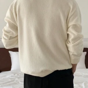 DAZY Pull-over unicolore homme automne