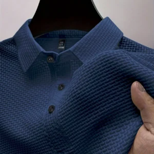 Manfinity Polo unicolore texturé golf