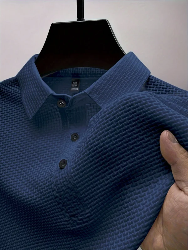 Manfinity Polo unicolore texturé golf