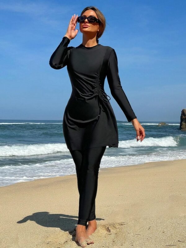 Swim Mulvari 2 pièces col montant pantalon – Image 4