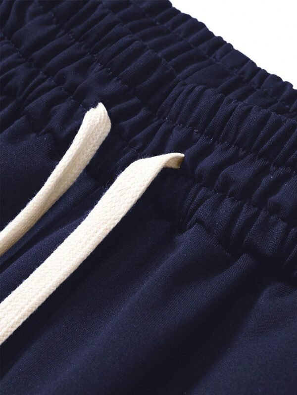 Ensemble sweat unicolore & pantalon taille élastique – Image 6