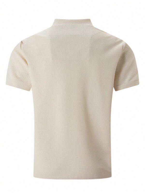Polo zip & pantalon nid d’abeille – Image 3