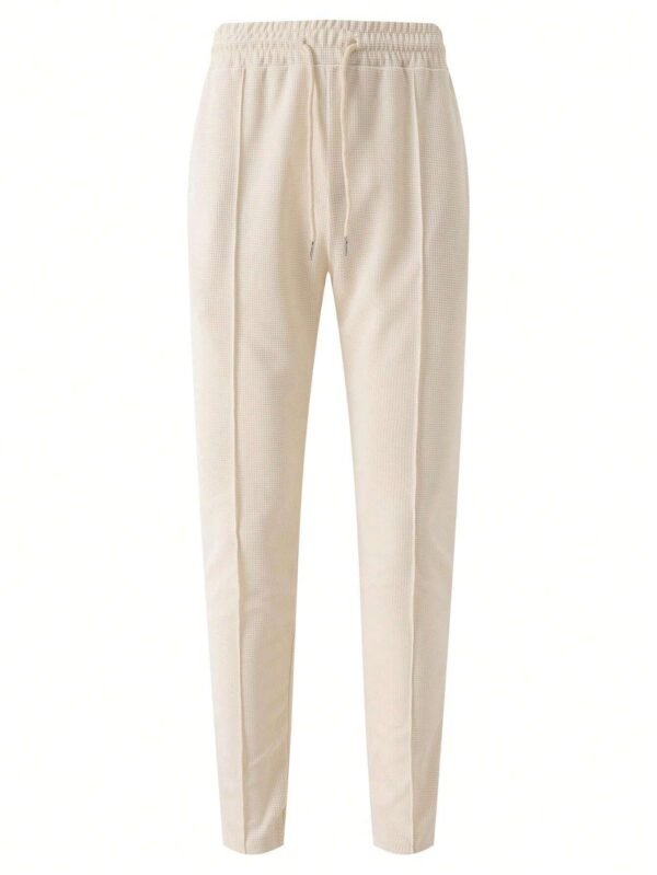 Polo zip & pantalon nid d’abeille – Image 4