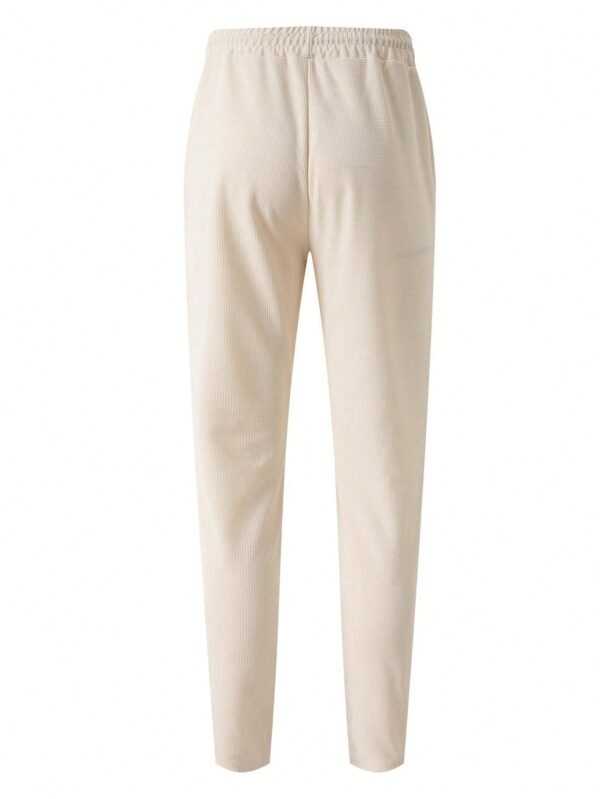 Polo zip & pantalon nid d’abeille – Image 5