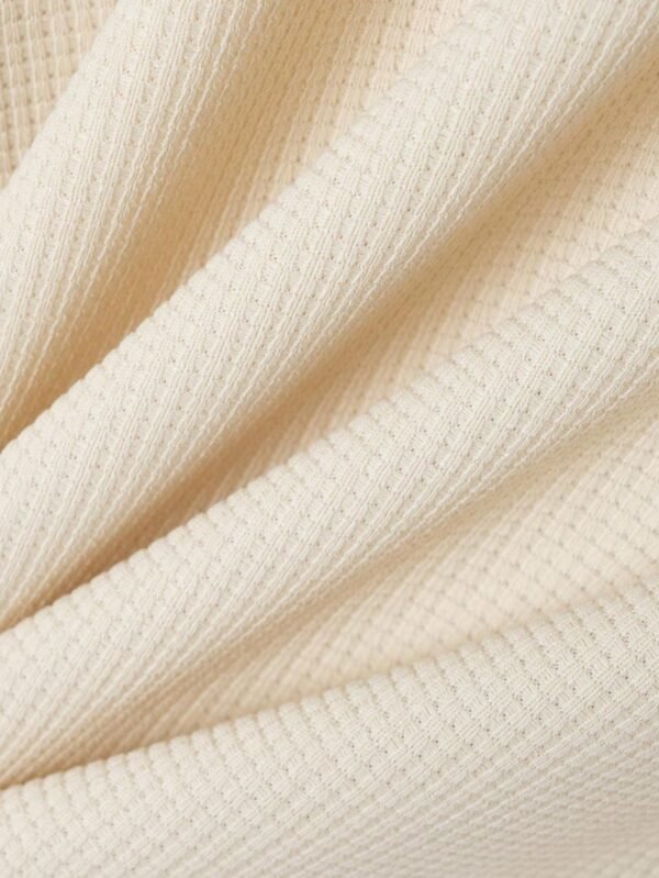 Polo zip & pantalon nid d’abeille – Image 7