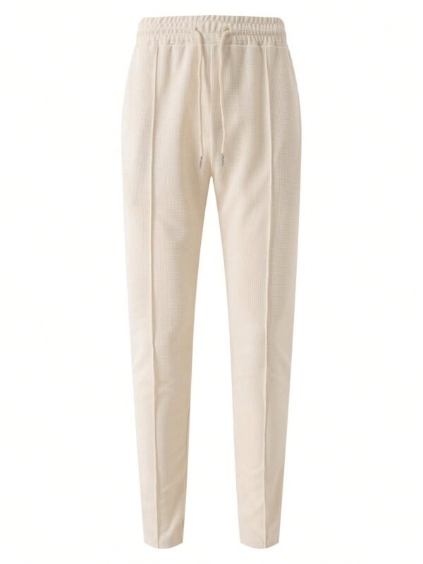 Polo zip & pantalon nid d’abeille – Image 13