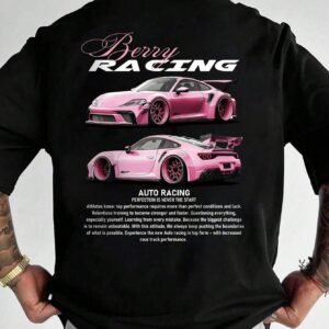 Manfinity Dauomo T-shirt imprimé voiture