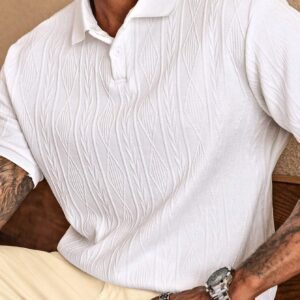 Manfinity Polo texturé basique