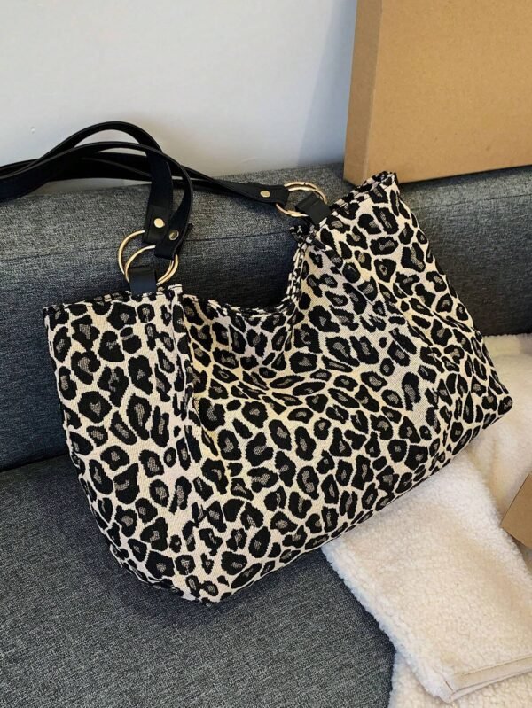 Sac cabas épaule léopard – Image 6