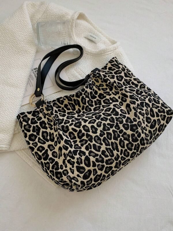 Sac cabas épaule léopard – Image 5