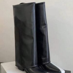 Bottes pattes d’éléphant été noires