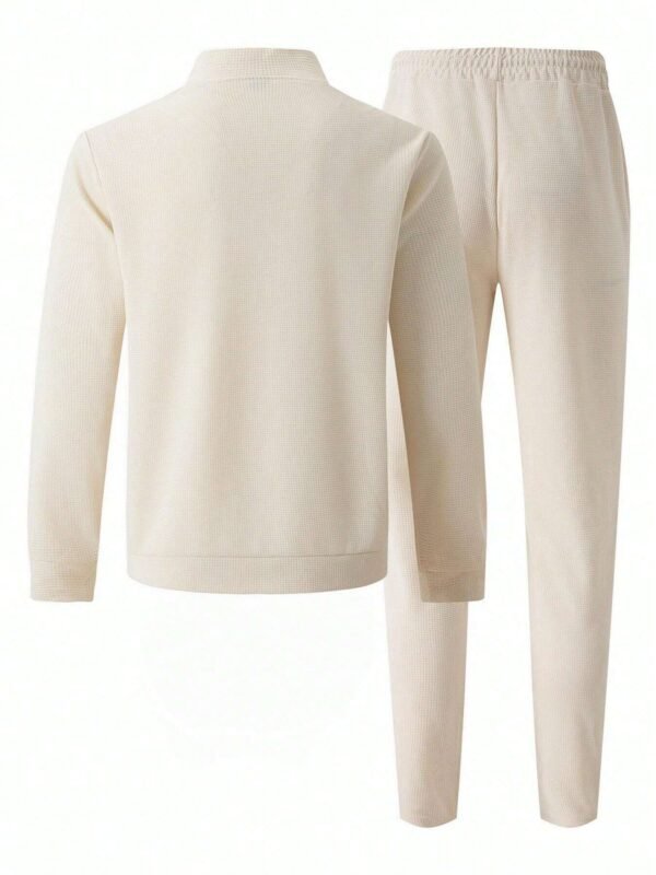 Veste cardigan col baseball et pantalon – Image 10